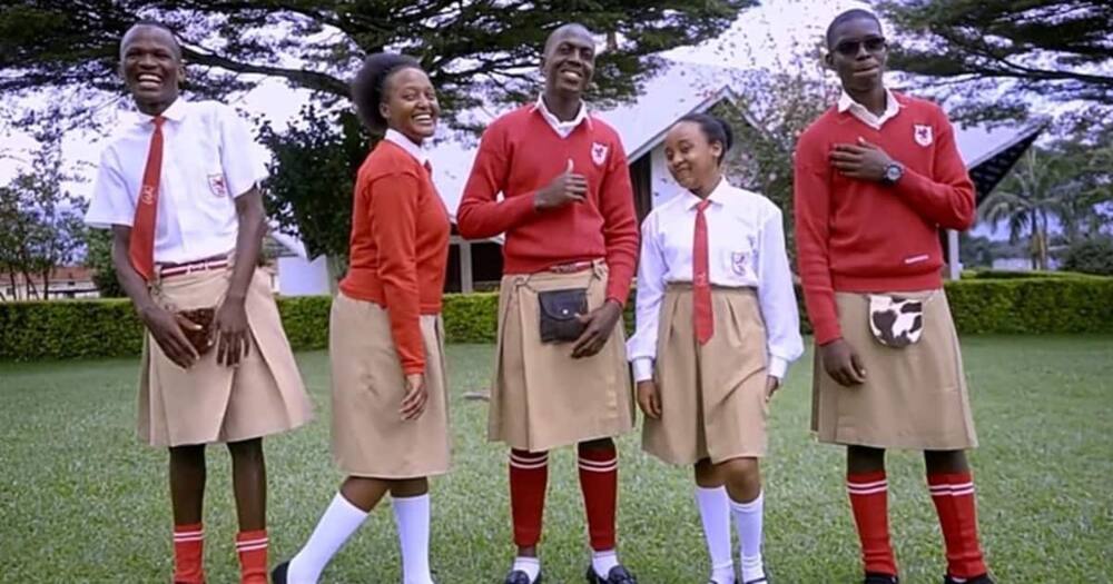 Students of Nyakasura Secondary School.