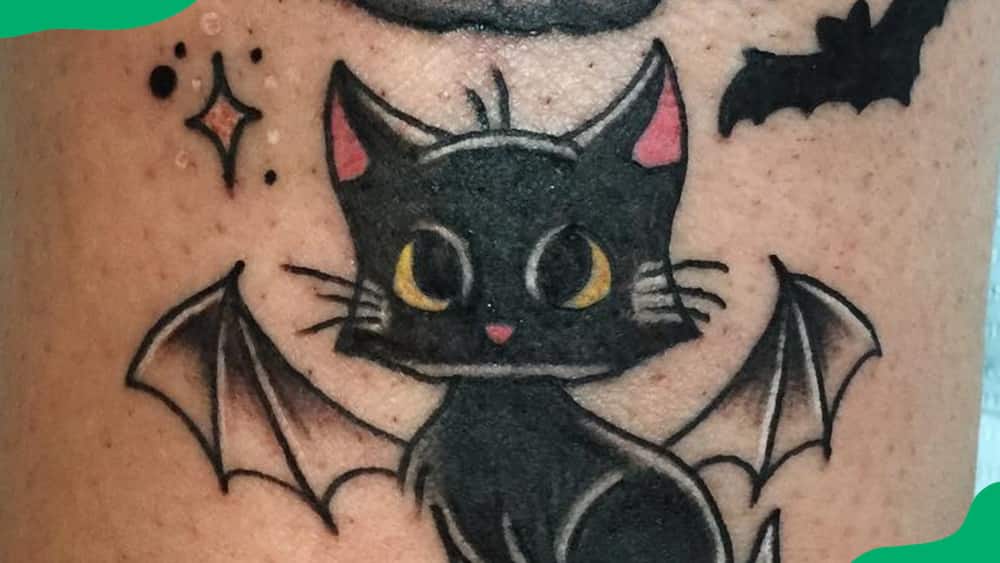 The witchy cat tattoo