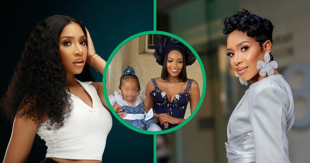 Blue Mbombo celebrated her daughter's second birthday