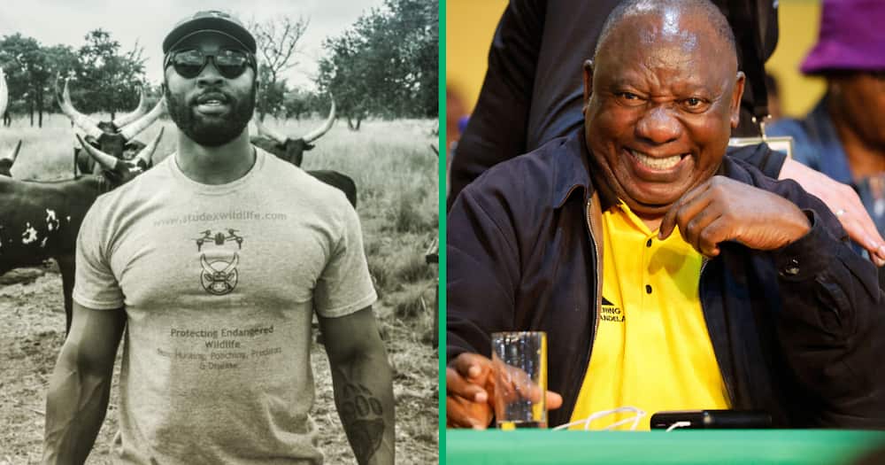Tumelo Ramaphosa posted a funny video of his dad, Cyril Ramaphosa, dancing on his birthday.