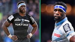 Siya Kolisi returns to the sidelines after picking up an injury in 22-minute comeback for Racing 92
