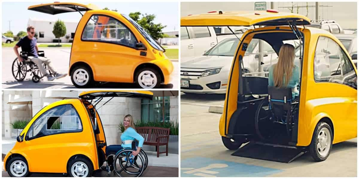 Stunning Photos of World's 1st Electric Car for Wheelchair Users Trends ...