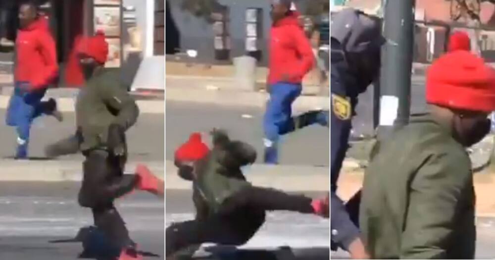 Mzansi, Reacts, Video, Man, Arrested, Cops