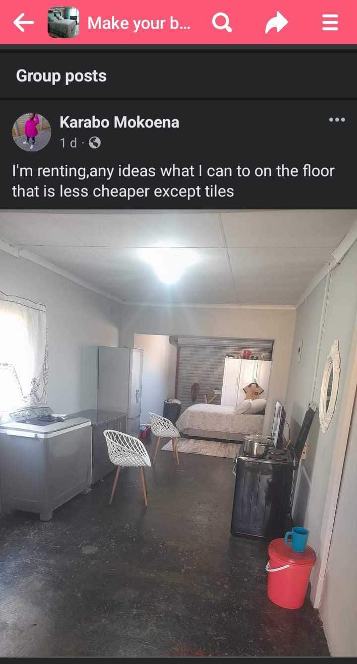 The lady's rental room.