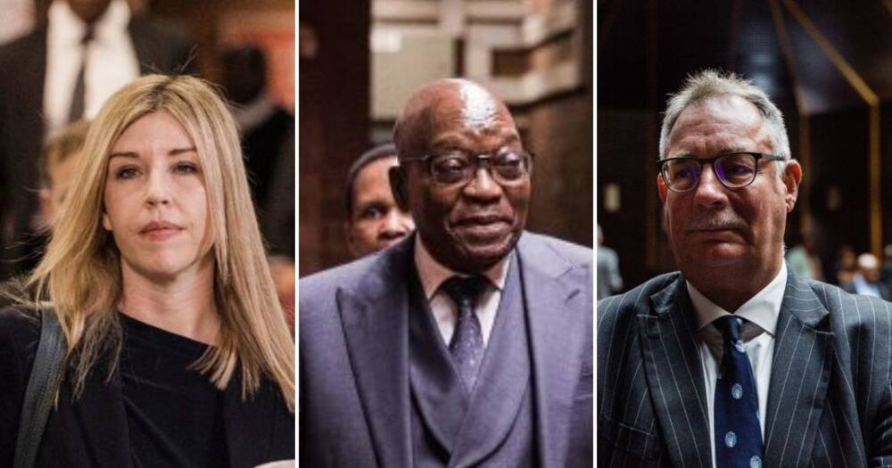 Karyn Maughan, Jacob Zuma and Billy Downer