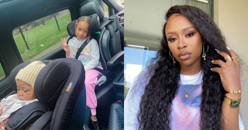 DJ Zinhle, Kairo Forbes, another baby sister