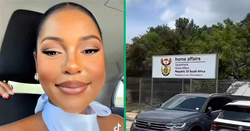 Woman showed off her wedding at Home Affairs