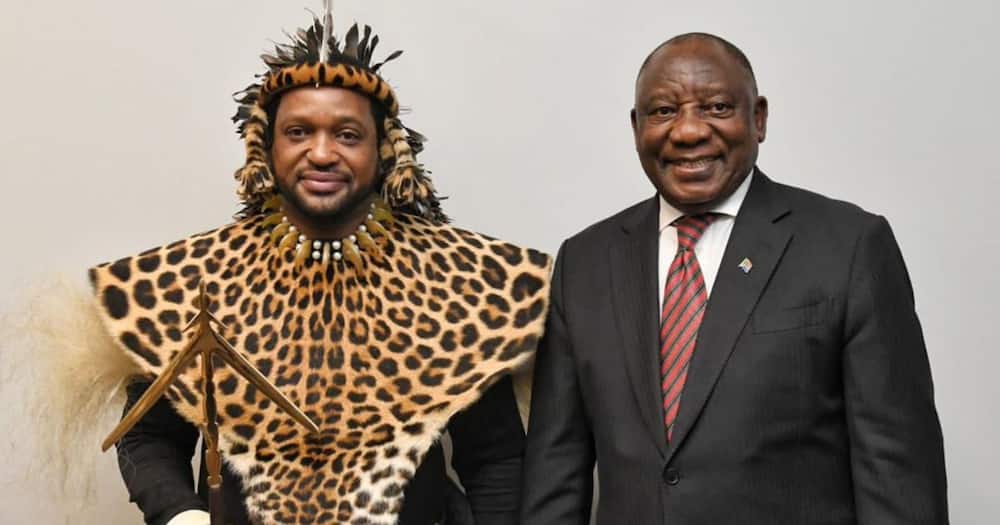 King Misuzulu kaZwelithini and President Cyril Ramaphosa