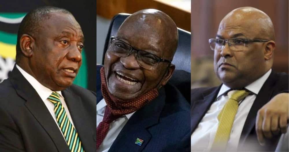 Cyril Ramaphosa, Jacob Zuma, Arthur Fraser, ANC