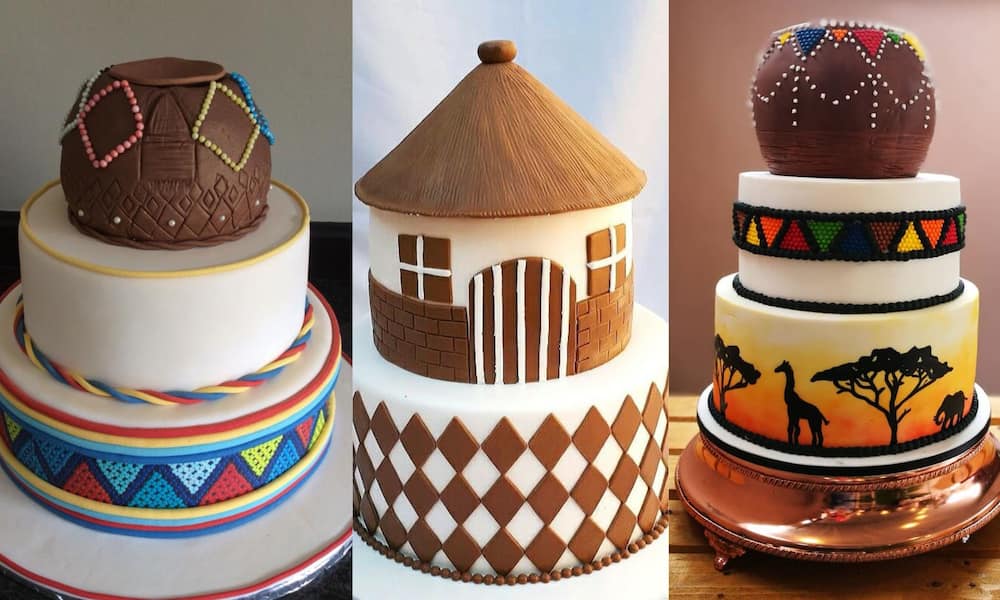 Zulu Umembeso traditional wedding cakes