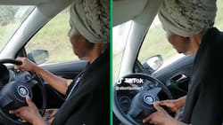Video of gogo's impressive driving skills in VW Polo wows Mzansi people