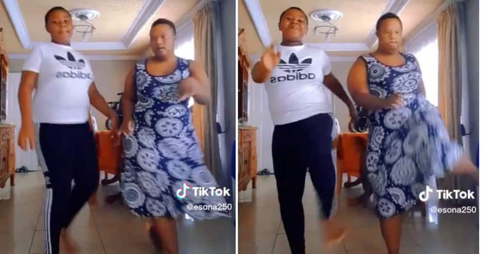 aunt and niece complete dance challenge with down syndrome