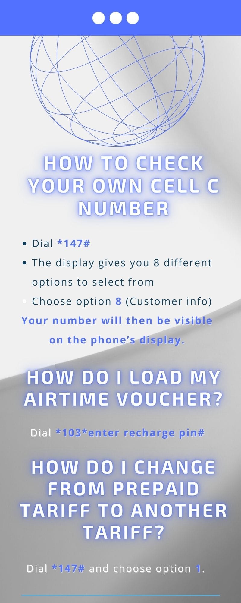 How to check your own Cell C number