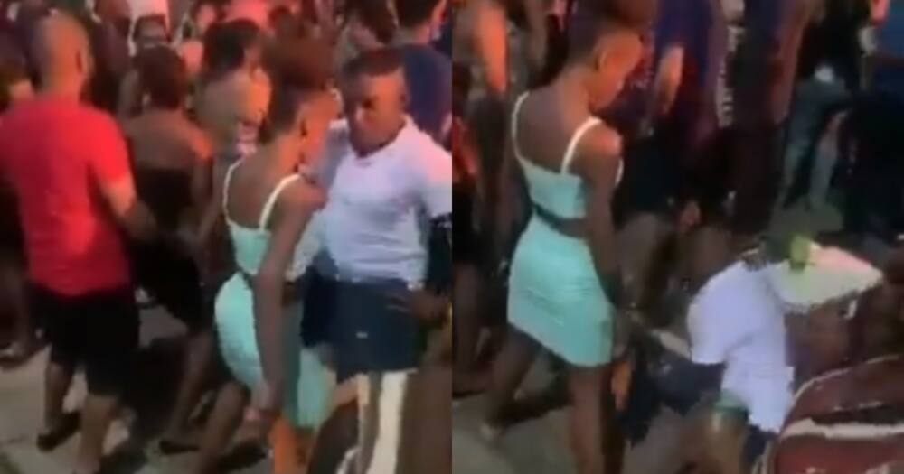Haibo: SA Man Bizarrely Does Splits While Dancing With Lady at a Jol