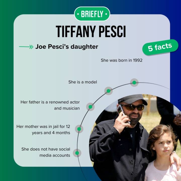 Tiffany Pesci's biography: Who is Joe Pesci's only daughter? - Briefly ...