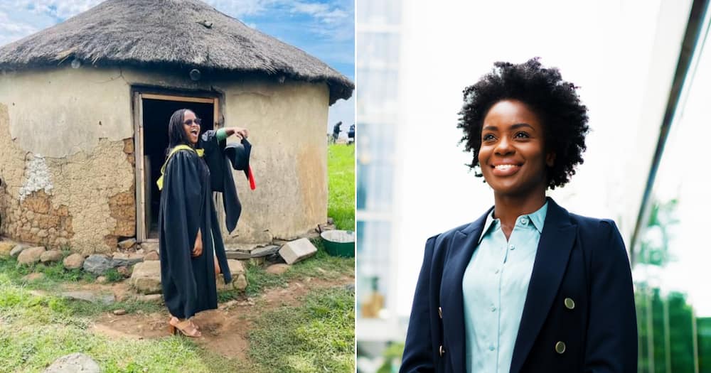 Graduate, rural, mud hut, social media, Mzansi