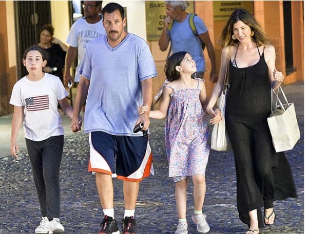 Adam and Jackie Sandler family