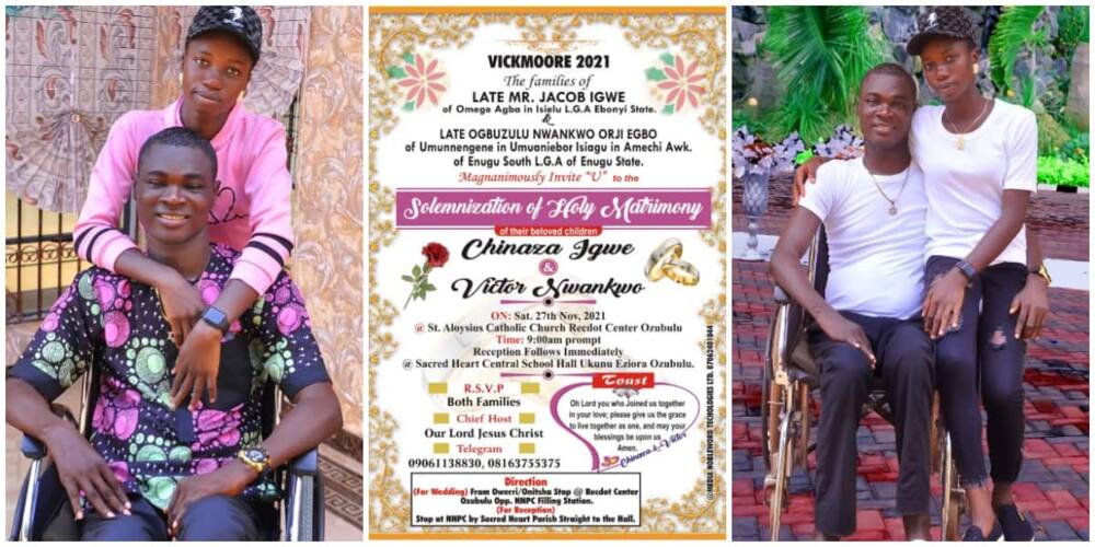 Joy as disabled Nigerian man is set to wed female friend of his 'wicked' carregiver