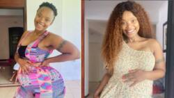 Video: Zoleka Mandela cleans the house with her very pregnant belly and daughters