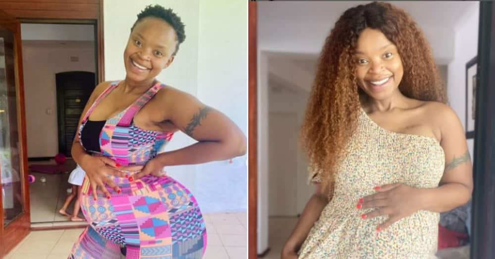 Zoleka Mandela, pregnant, cleaning, social media, children