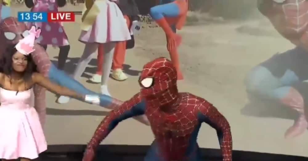 Dancing Spider-Man Makes His Way to National TV, Mzansi Can’t Deal