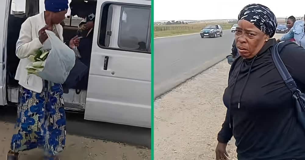 Taxi passengers freaked out when the vehicle broke down