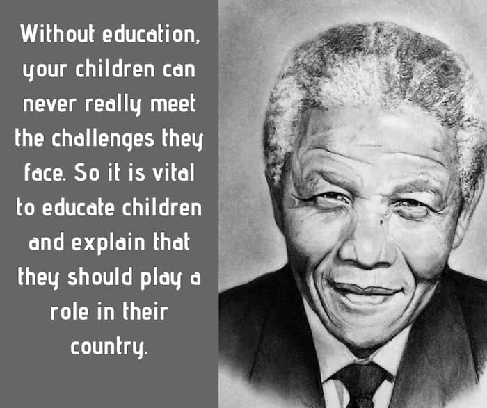 Inspiring Nelson Mandela quotes on education, leadership and life