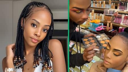 "You look stunning!": Woman goes to Small Street and pays R150 to do makeup, result wows internet