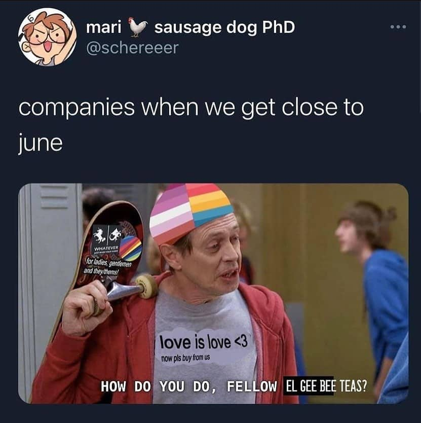 companies gay pride meme