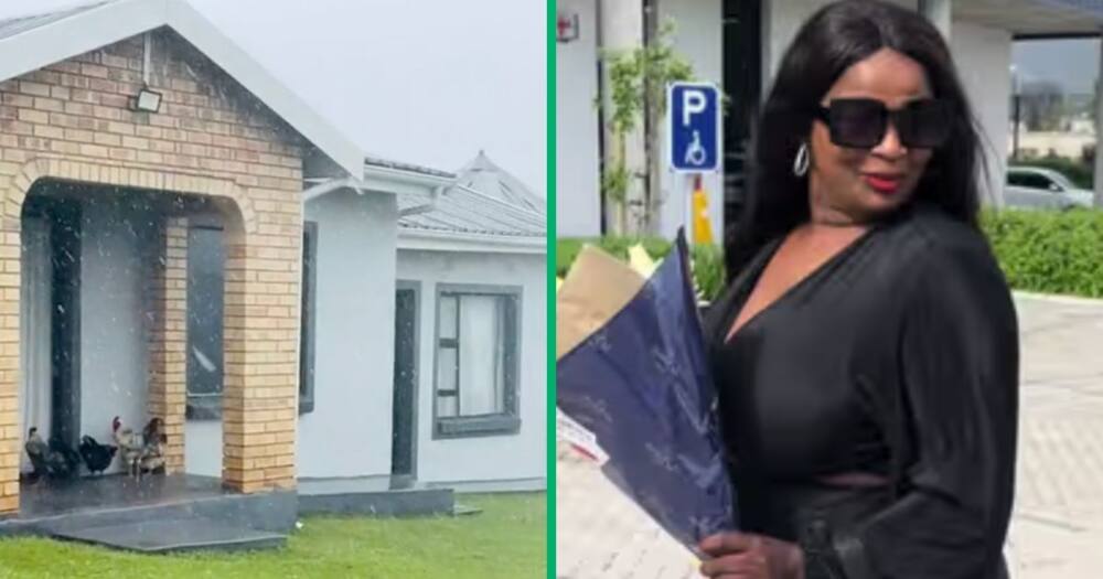 Woman shares video of her house in the village.