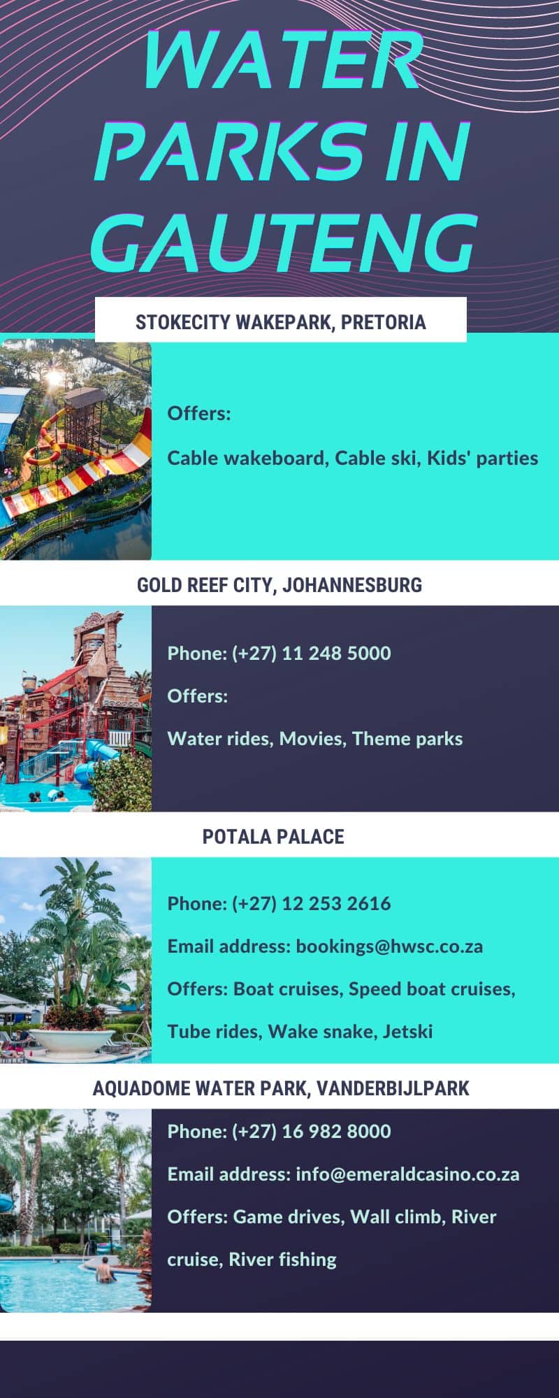 Water parks in Gauteng