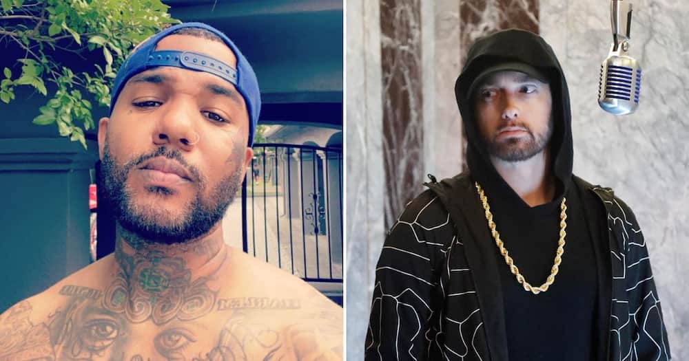 The Game and Eminem are US rappers