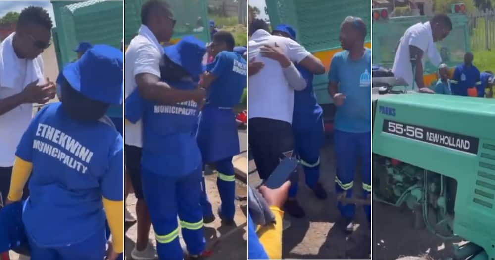 “You Got It Wrong”: Video of Duduzane Greeting Municipal Workers, Mixed Reactions Online