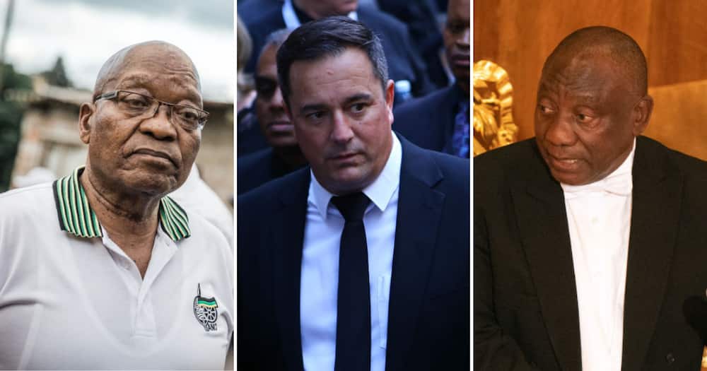 John Steenhuisen believes Jacob Zuma and Cyril Ramaphosa are one in the same