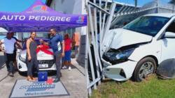 Woman wins car and destroys it in dealership parking lot, video of her crashing brand new whip has SA amazed