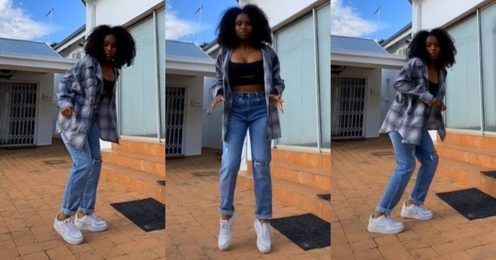 Stunning lady, dance, Busta 929, Gqoz Gqoz, TikTok, viral video, Mzansi reacts