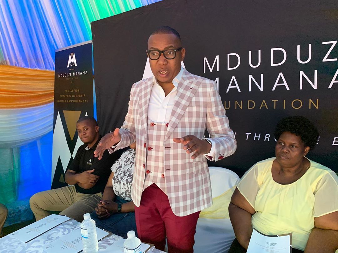 Mduduzi Manana Bio Age Family Businesses Foundation Instagram