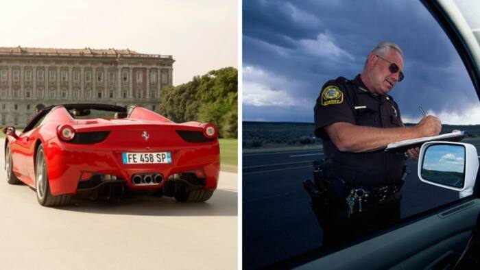 US politician tries to intimidate cop after he was caught speeding in Ferrari, Internet reacts