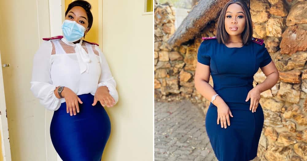 A gorgeous nurse is setting Twitter ablaze with her stunning look