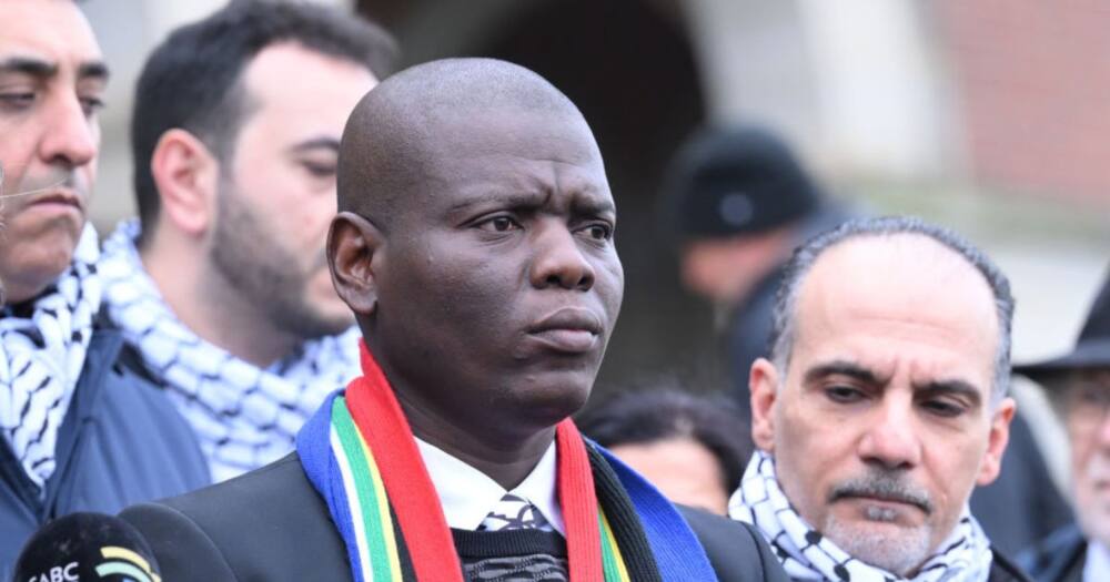 Justice Minister Ronald Lamola was accused to promoting antisemitism