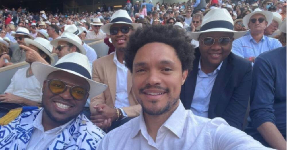 Trevor Noah, Khaya Dlanga, Ze Nxumalo et Xolisa Dyeshana, Paris