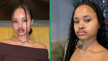 South African woman reveals nighttime skincare routine for flawless skin in a TikTok video