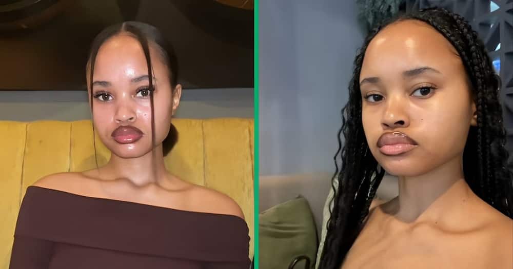 A TikTok video shows a woman unveiling her nighttime skincare routine