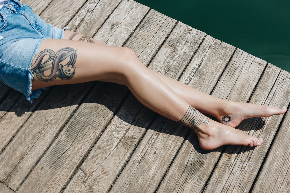 11 Impressive Leg Tattoo Designs for Females  EntertainmentMesh