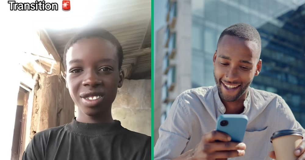 A TikTok video captured a young man transforming himself into a stunning beauty.