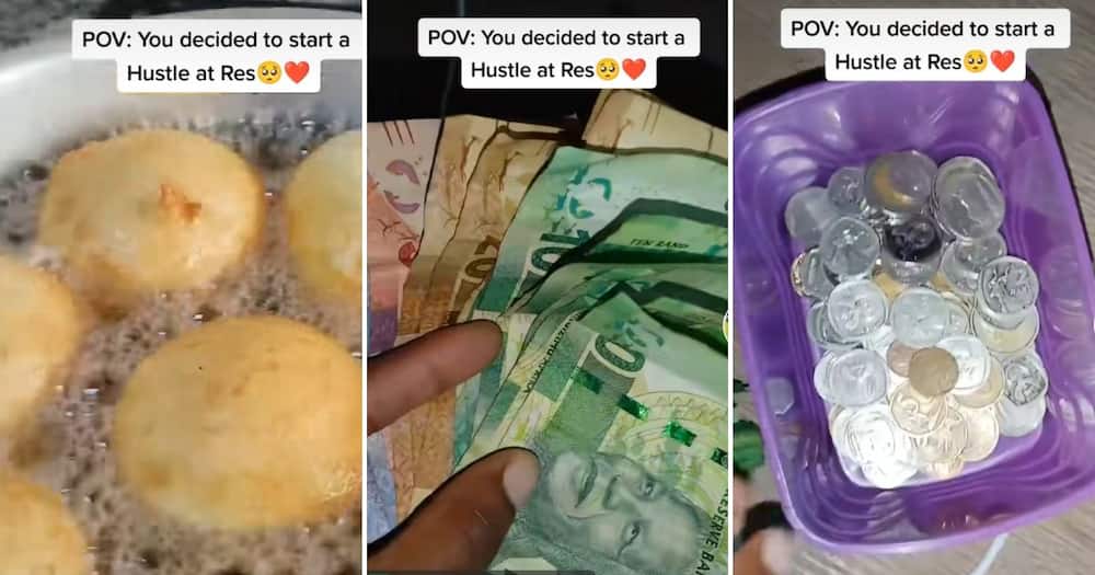 A varsity student started a magwinya and Glo-Slo hustle at res
