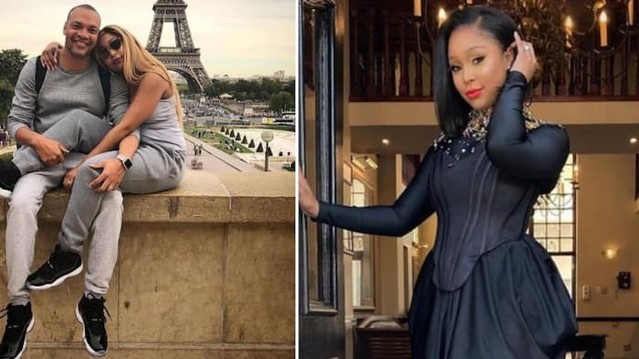 Minnie Dlamini's ex bae Quinton Jones spotted getting cosy with new mystery lady, SA reacts: "Just a rebound"