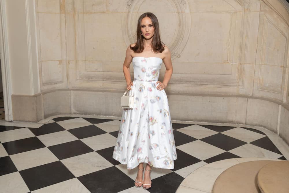 Natalie Portman at the Christian Dior Haute Couture Fall/Winter 2023/2024 show.