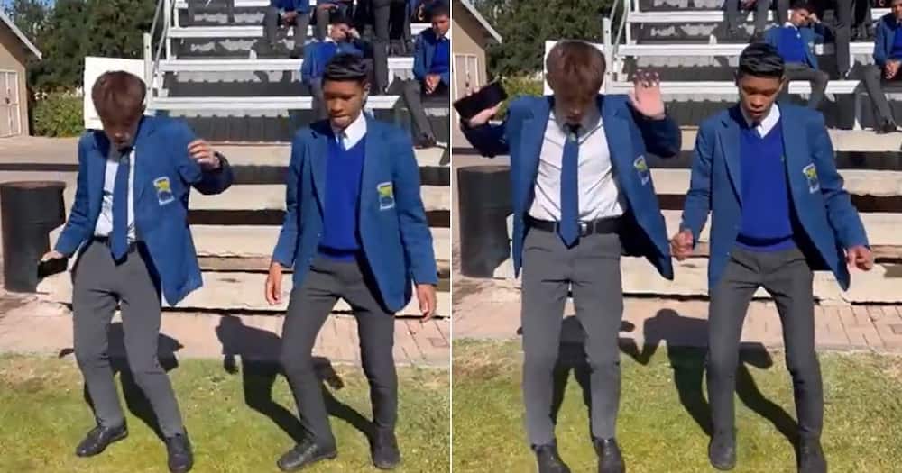 Students from Upington dance to amapiano