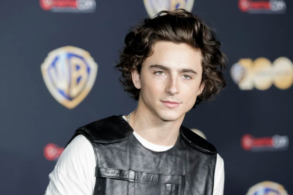 Timothee Chalamet during the promotion of Dune: Part Two at the Warner Bros. Pictures Studio presentation during CinemaCon at The Colosseum at Caesars Palace on 25 April 2023 in Las Vegas.